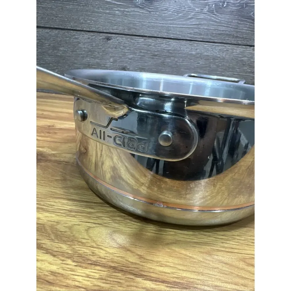All-Clad 3-QT Copper Core 5-Ply Bonded Sauce pan with Matching Lid